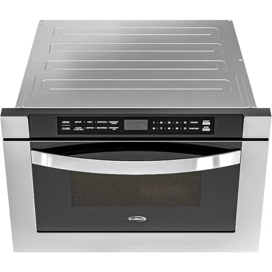 KoolMore 24" Microwave Drawer – 1000W Stainless Steel