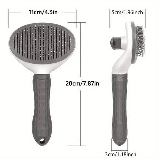 Pet Slicker Brush – Gentle & Effective Hair Removal for Dogs & Cats